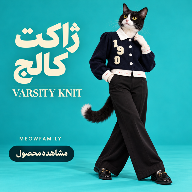 ژاکت کالج | VARSITY KNIT
